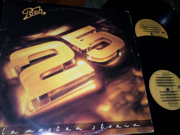 POOH - 25 La Nostra Storia - 2 x LP / 33 giri 1990 Italy Gatefold CGD