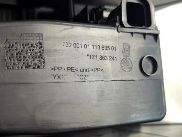 1Z18632429B9 TUNNEL CENTRALE SKODA YETI 2.0 D 81KW 6M 5P (2012) RICAMBIO USATO - Foto 8
