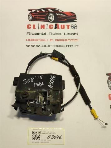 SERRATURA POSTERIORE DESTRA PEUGEOT 308 2° Serie 9807954780 (13)