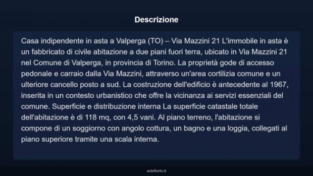 Immobile in asta di 118 m², box auto in vendita a Valperga - Foto 4