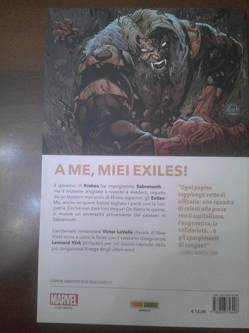 (2027)sabretooth & gli exiles:i protocolli chimera(marvel, panini comics, 2023) - Foto 2