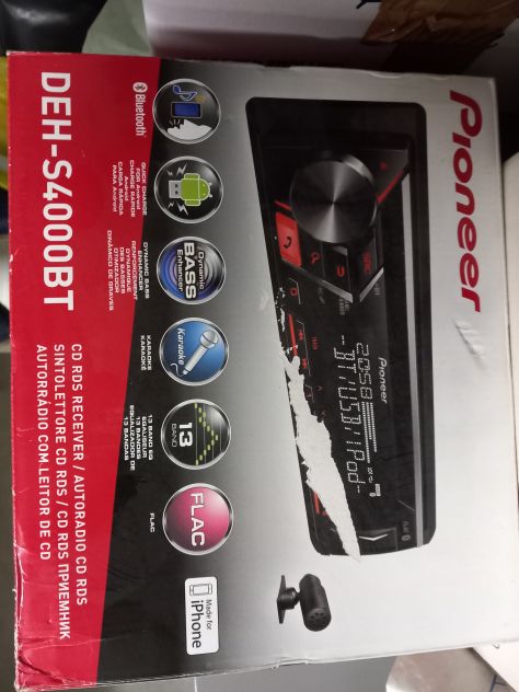 PRIVATO, AUTORADIO, FAI OFFERTA PREZZO SU euro 179 , PIONEER DEH-S4000BT , POCO