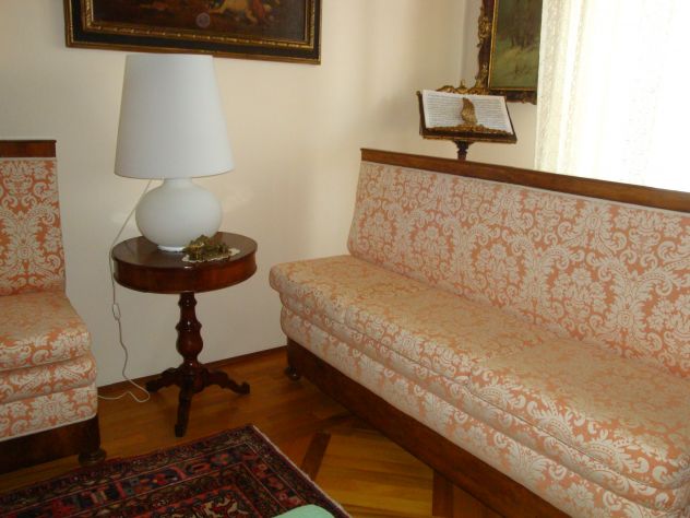 Coppia Sedute-Divani d'epoca per salone-atrio - Foto 7