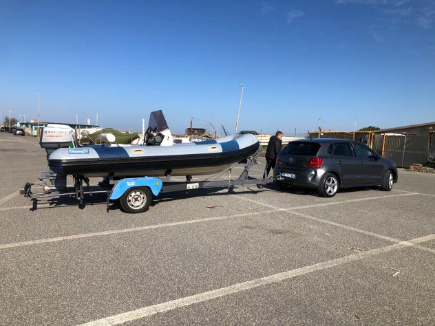 gommone marlin 480 motore mariner 40/60 carrello - Foto 5