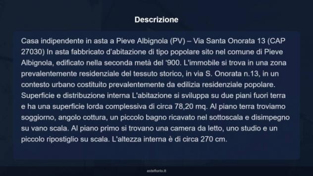 Immobile in asta di 78 m² in vendita a Pieve Albignola - Foto 12