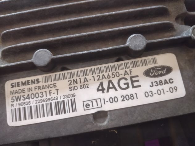 CENTRALINA SIEMENS SID 802 5WS40031F-T 4AGE Centralina motore (ECU) Siemens SI - Foto 5