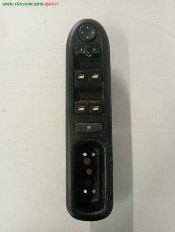 INTERRUTTORE ALZACRISTALLI ANT. SX. 999-U1560633 Parti elettriche  Impianto elettrico  Interruttori  Inte PEUGEOT - 407 4 PORTE / SW - 2004  2008, PEU