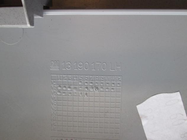 13190170 RIVESTIMENTO MONTANTE POSTERIORE SINISTRO OPEL ZAFIRA B 1.8 B 103KW 5M 5P (2007) RICAMBIO USATO - Foto 2