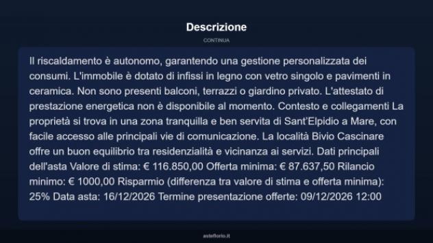 Immobile in asta di 117 m² in vendita a Sant'Elpidio a Mare - Foto 9