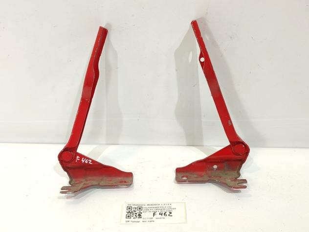 CERNIERE COFANO ANTERIORE DX E SX VOLKSWAGEN Polo 5° Serie 6R0823301A 6R0823302A CGPA (0917)