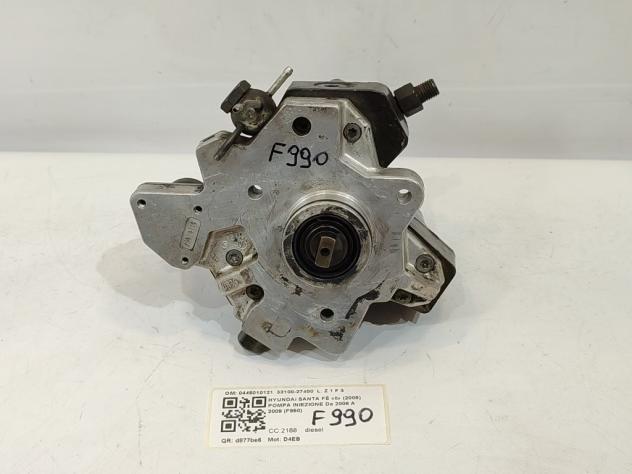 POMPA INIEZIONE DIESEL HYUNDAI Santa Fe 3° Serie 0445010121 33100-27400 D4EB diesel 2188 (0612)