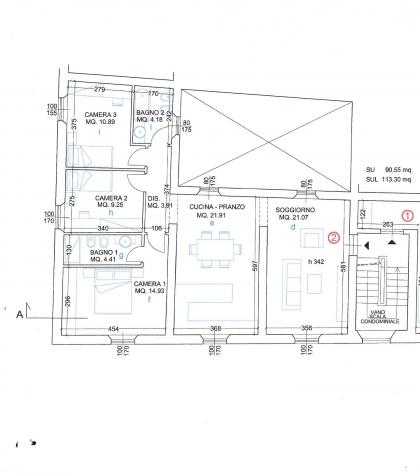 Appartamento in vendita a Pontedera 90 mq  Rif: 1393004