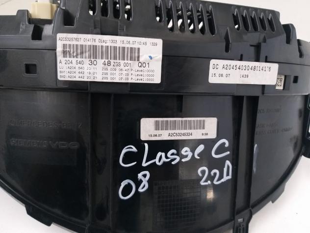 QUADRO STRUMENTI MERCEDES Classe C Berlina W204 A2045403048 (07) - Foto 2
