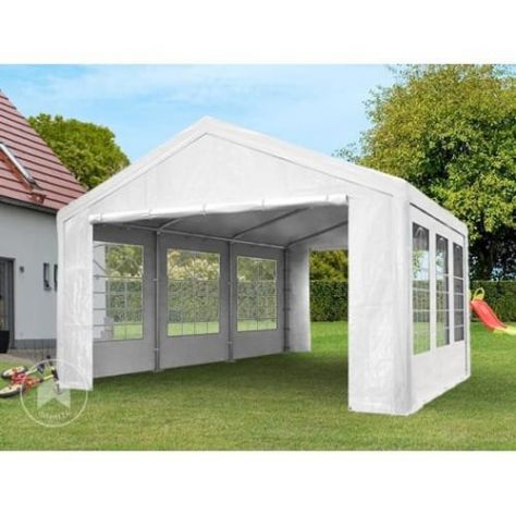 3x6 m tendone per feste, PE 350, bianco