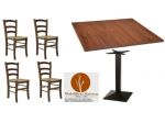 Set Tavoli Sedie Pescara Cod521 Arredo Bar Ristorante Pizzeria Nuovi Non Usati