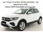 Vw T Cross 1.0 Tsi 95 cv Ed . Plus cerhci 17 km zero finanziabile KM ZERO