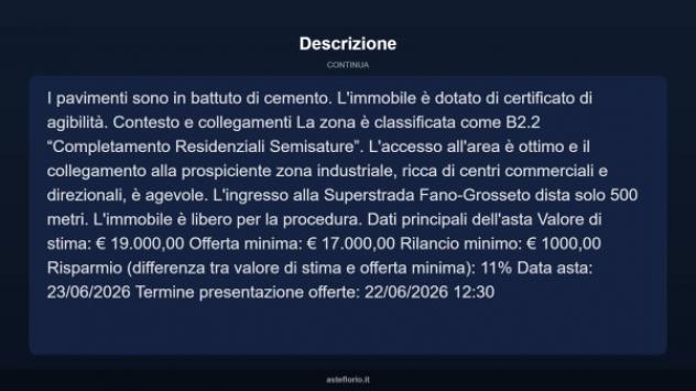 Immobile in asta di 23 m² in vendita a Fano - Foto 5