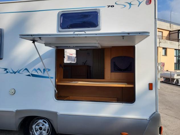 CAMPER BLUCAMP FORD MANSARDATO 7 POSTI DOPPIA DINETTE GENERALI CAMPER - Foto 7