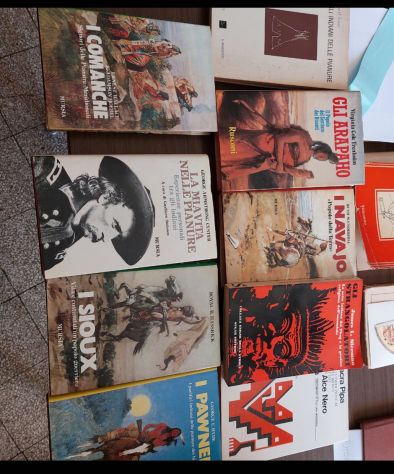 Lotto di nove libri sugli indiani d'America,Pellerossa