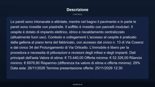 Immobile in asta di 67 m² in vendita a Napoli - Foto 8
