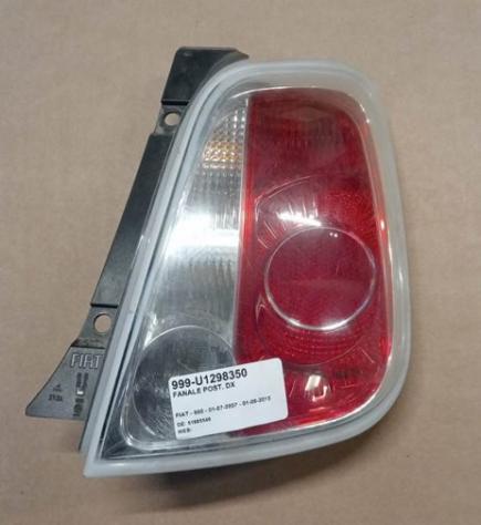 FANALE POST. DX BORDO BIANCO 999-U1298350 Parti elettriche  Fanaleria  Fanali  Fanale post. dx. ABARTH - 500 C / 595 C / 695 C - 01-06-2010 - 01-05-20