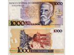 (1986-88)Banconota Brasile 1000 Cruzados "Machado de Assis" Fior di stampa(FDS)