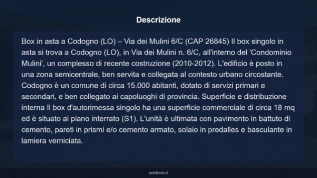 Immobile in asta di 18 m² in vendita a Codogno - Foto 4