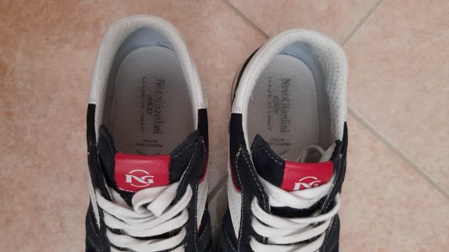SCARPE NEROGIARDINI TEEN SNEAKERS DA RAGAZZO BLU / BIANCO, TAGLIA: 34 USATE POCO - Foto 4