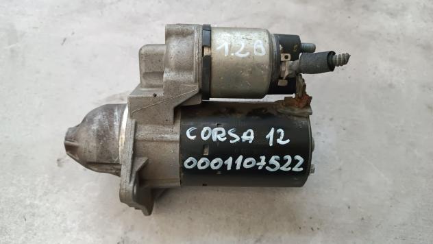 MOTORINO D' AVVIAMENTO OPEL Corsa D 5P 2° Serie 0001107522 benzina 1.2 (11)
