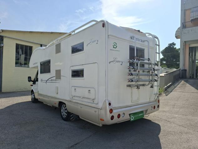 CAMPER RIMOR FORD MANSARDATO 7 POSTI DOPPIA DINETTE LETTI CASTELLO CLIMATIZZATORE FOTOVOLTAICO CAMPEGGIO USATI GENERALI 1751 - Foto 2