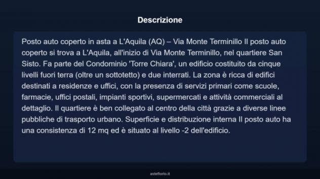 Immobile in asta di 12 m² in vendita a L'Aquila - Foto 5