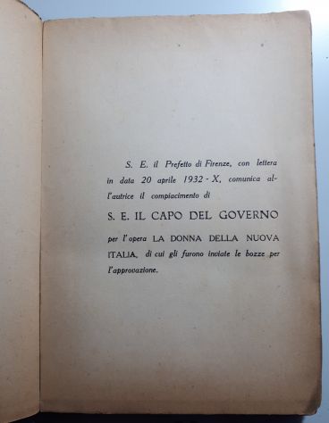 LA DONNA DELLA NUOVA ITALIA, LINDA RIGGIO CINELLI, 1932-X ED. RIGGIO FIRENZE. - Foto 4