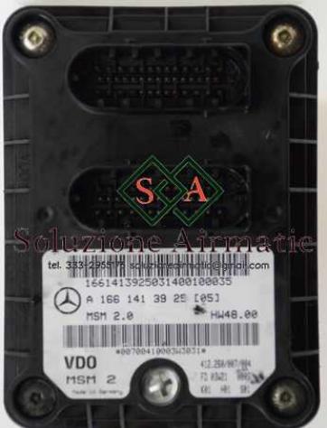 Mercedes Classe A W168 centralina motore A1661413925
