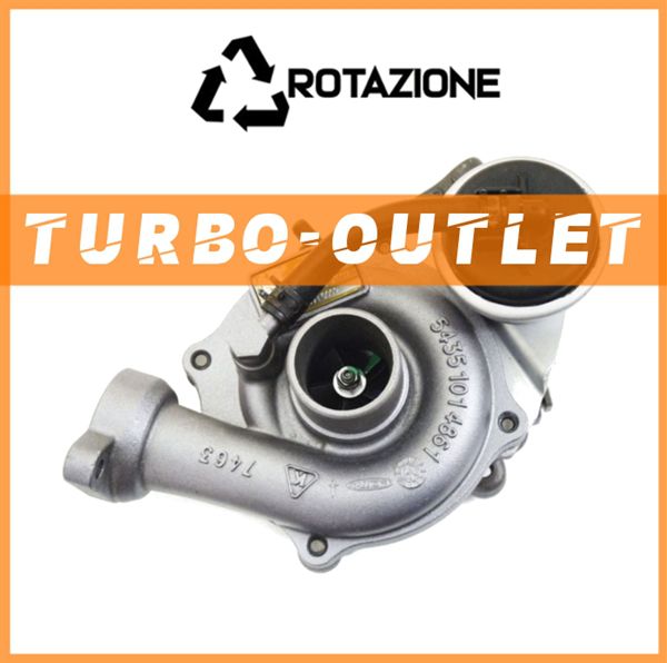 54359880009 Turbo rigenerato di rotazione per Citroen Ford Peugeot Mazda