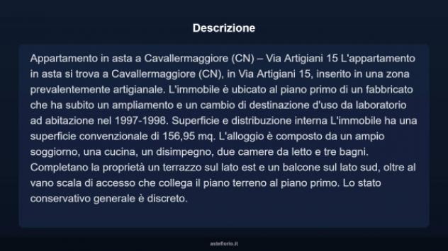 Immobile in asta di 156 m² in vendita a Cavallermaggiore - Foto 3