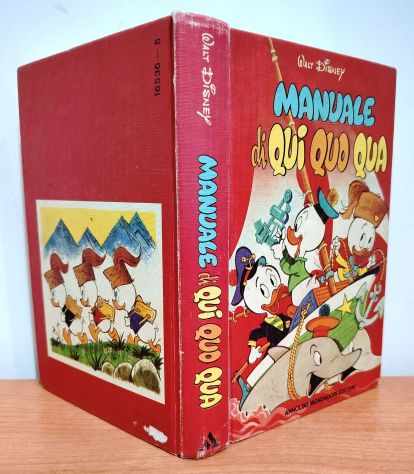 Libro Manuale di Qui Quo Qua 1° Ed. 1979 Mondadori Walt Disney - Foto 2