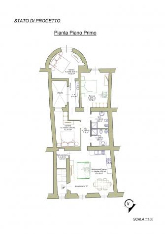 Appartamento in vendita a Colle di Val d'Elsa 125 mq Rif: 1417663 - Foto 7