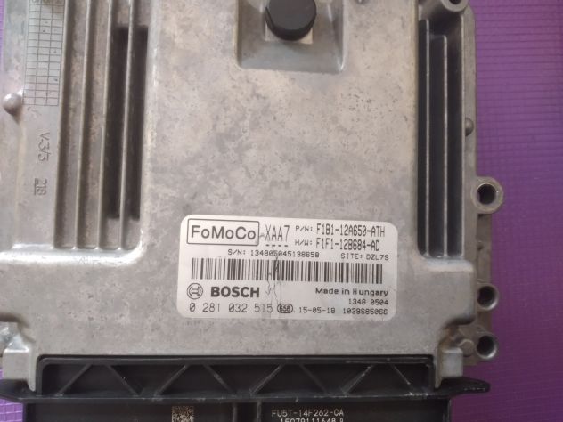 ECU FORD FIESTA FOCUS 1.5 0281032515 F1B1-12A650-ATH EDC17C57 Centralina Motore - Foto 6