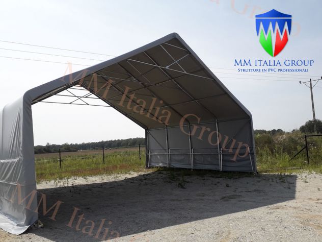 STRUTTURE PER STALLE PREFABBRICATE PREZZI IN PUGLIA 8,0 X 28,0 X 5,12 MT. - Foto 3