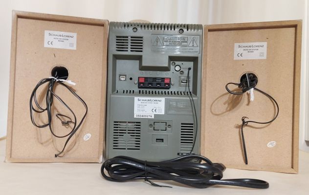 Micro sistema Hi-Fi compatto marchio Schaub Lorenz MC5600 due casse audio+teleco - Foto 5