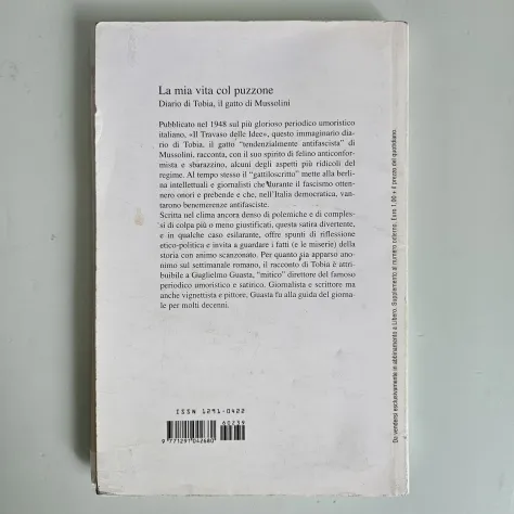 La Mia Vita Col Puzzone - Diario di Tobia, il Gatto di Mussolini - Libero - 2006 - Foto 4
