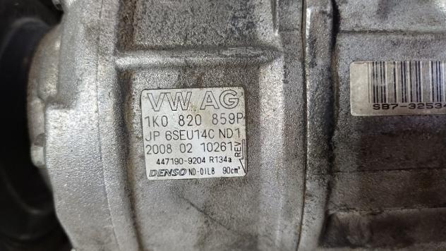 COMPRESSORE A/C VOLKSWAGEN Tiguan 1° Serie 1K0820859P//447190-9204 CAWB benzina 1984 (0711) - Foto 2