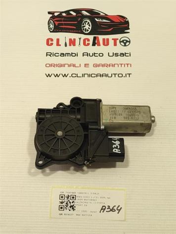 MOTORINO ALZAVETRO POSTERIORE DESTRA BMW Serie 3 E90 Berlina 71001603 1060079 (0508)
