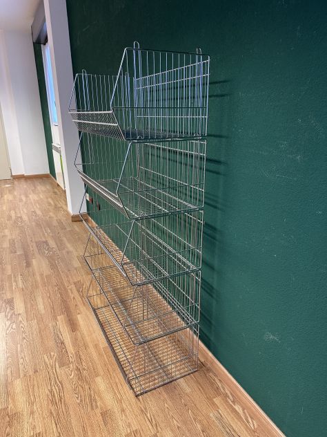 5 Cestelli espositivi modulari acciaio impilabili - Foto 5