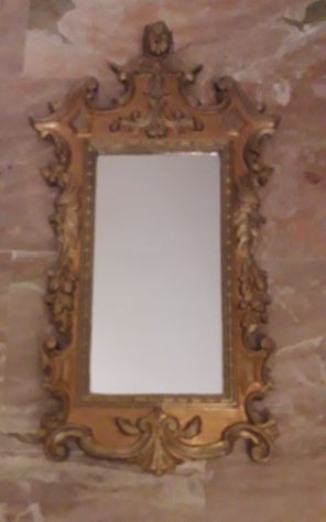 Specchio con cornice dorata - Foto 2
