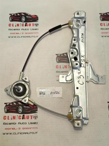 MECCANISMO ALZAVETRO POST. SX CITROEN C3 Serie 9815998380 159001531 (16)