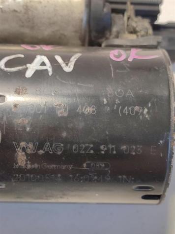 MOTORINO D' AVVIAMENTO VOLKSWAGEN Scirocco Serie (137) 02Z911023E 0001121408 CAVD benzina 1390 (0814) - Foto 2