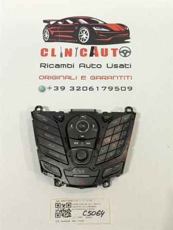 PANNELLO COMANDI AUTORADIO FORD Focus Berlina 4° Serie AM5T18K811CE T1DA (0811)