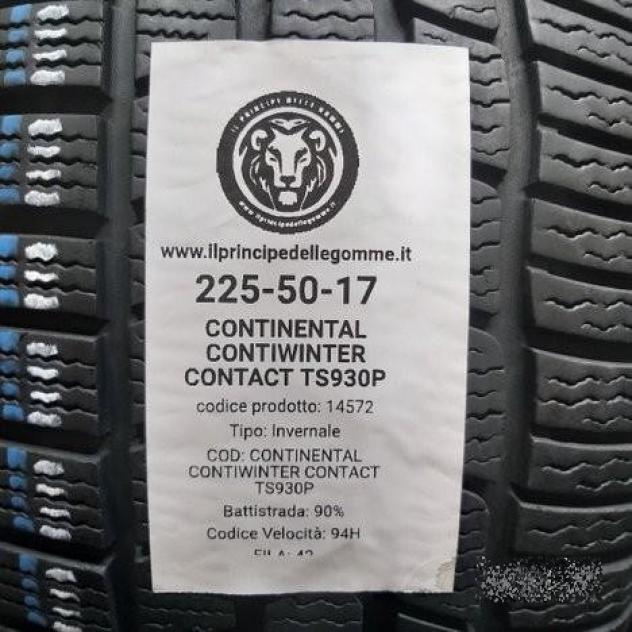 2 gomme 225 50 17 continental a14572 - Foto 2