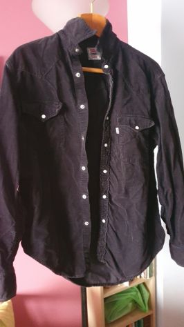 Camicia Jeans Levi's nera Tg L - ORIGINALE - Foto 5